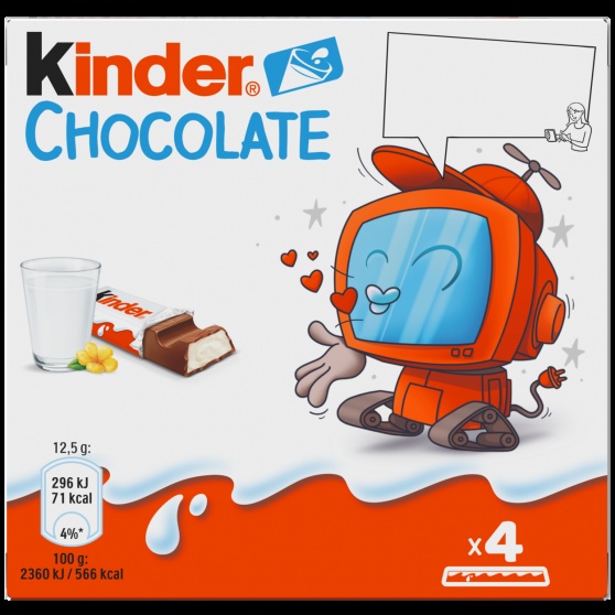 Užijte si limitovanou edici Kinder Chocolate se zamilovanými roboty