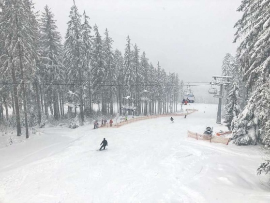 Ski resort Lipno has opened all slopes