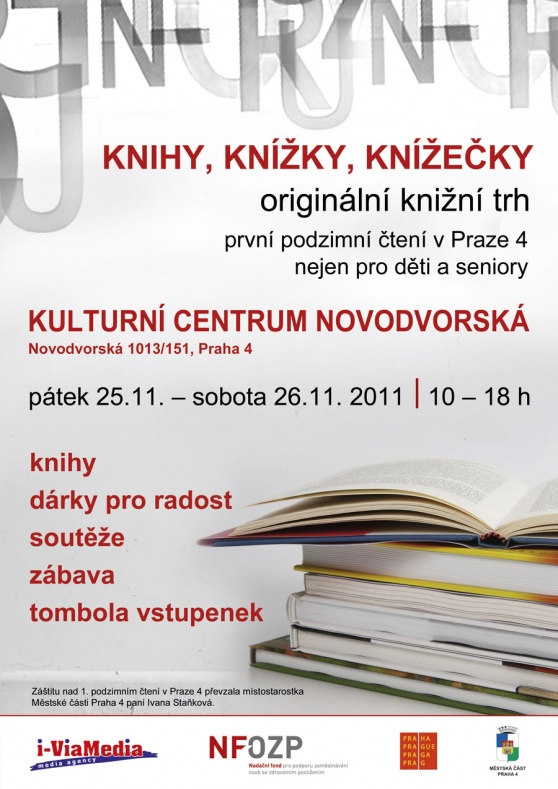 Program knižního festivalu Knihy, knížky, knížečky