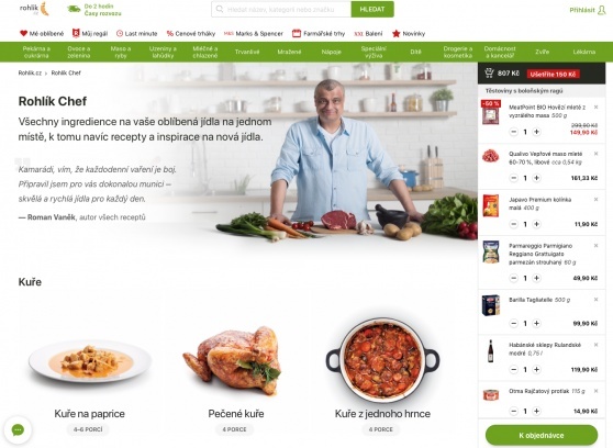 An on-line supermarket Rohlik comes with an innovation